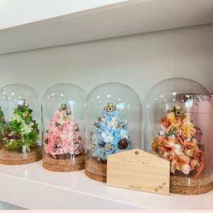 Preserved flower Christmas Tree Workshop 2 hours (S Size Corkboard base)